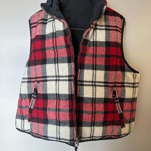 Woolrich Reversible Plaid Vest